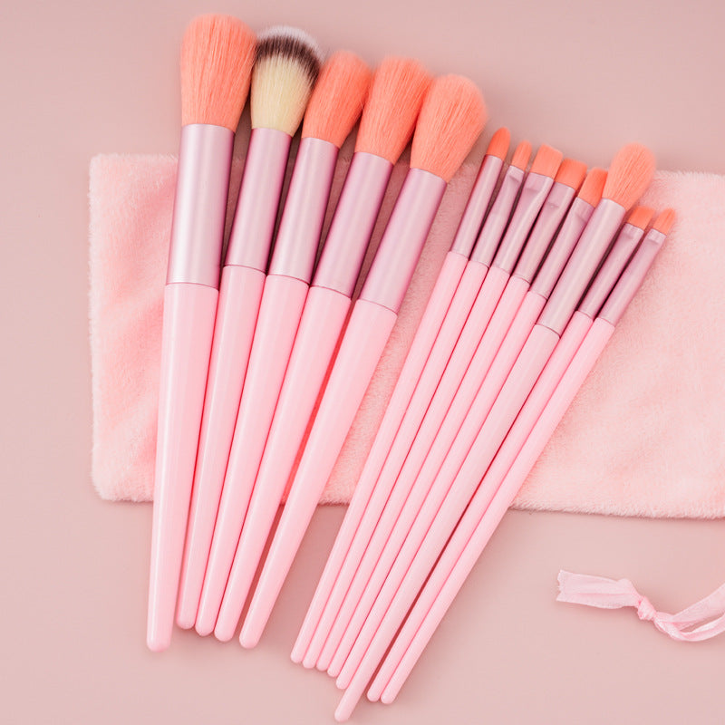 13-Piece Makeup Brush Set – Soft Synthetic Brushes for Foundation, Blush & Eye