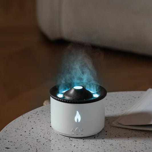 Jellyfish Flame Humidifier & Aromatherapy Diffuser – Ultrasonic Essential Oil Mist Maker