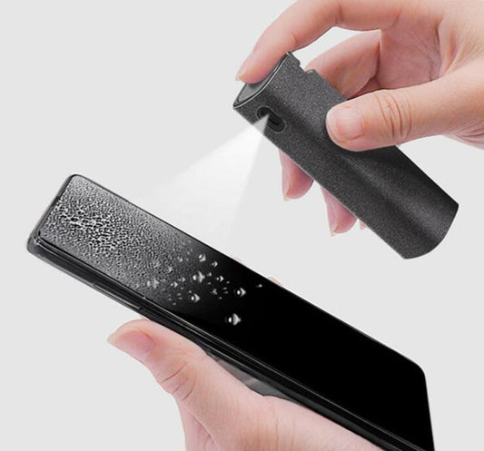 2-in-1 Screen Cleaner Kit – Spray & Microfiber Cloth for Phone, Tablet, Laptop & TV