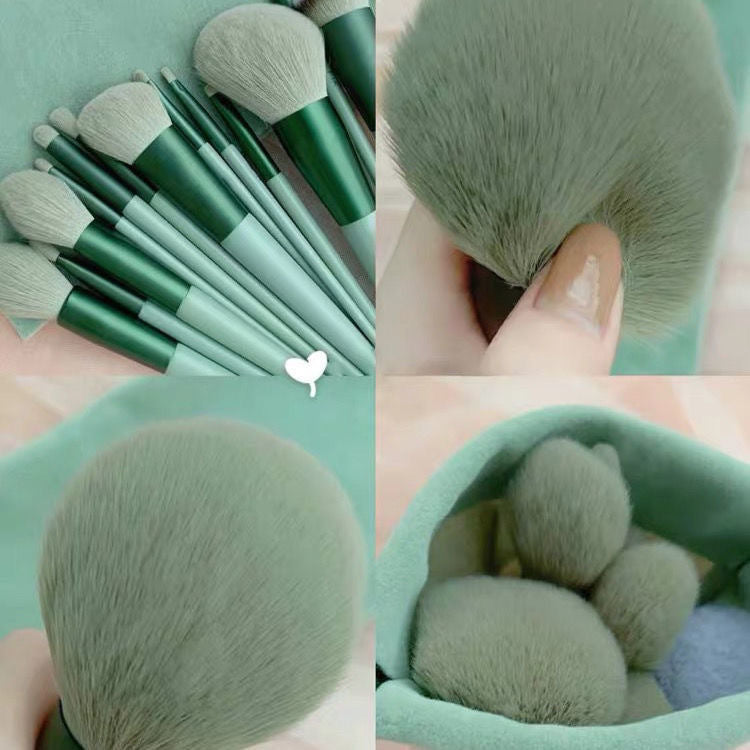 13-Piece Makeup Brush Set – Soft Synthetic Brushes for Foundation, Blush & Eye