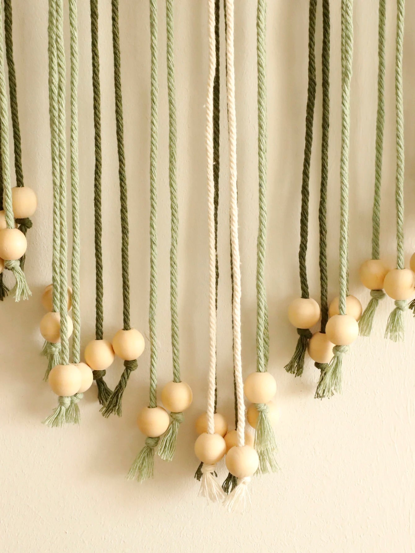 Handmade Leaf Macrame Wall Tapestry - Boho Wall Hanging product image