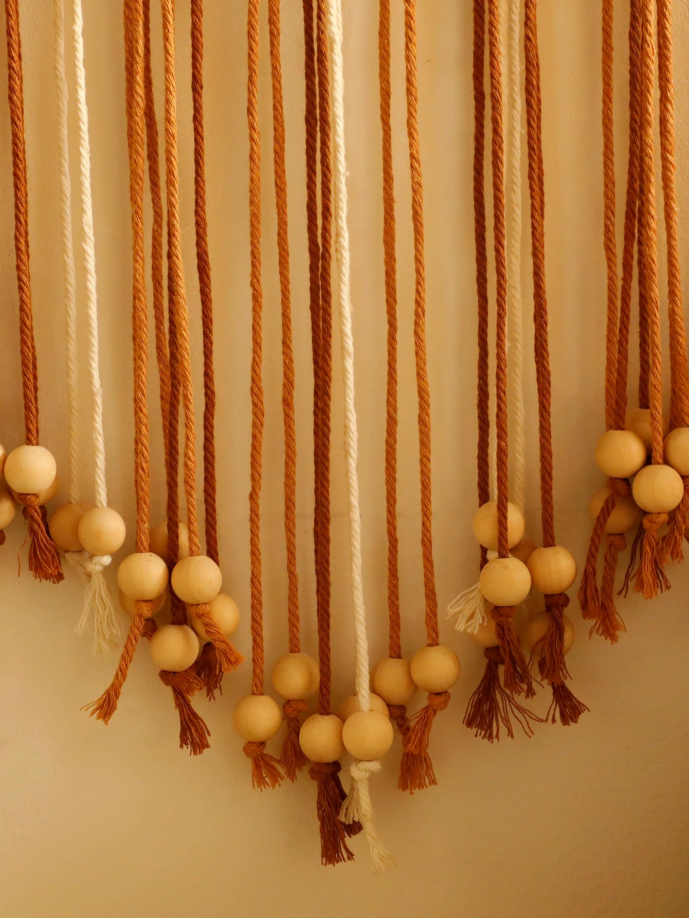 Handmade Leaf Macrame Wall Tapestry - Boho Wall Hanging product image