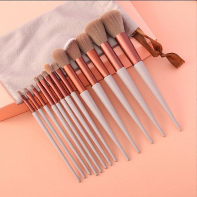 13-Piece Makeup Brush Set – Soft Synthetic Brushes for Foundation, Blush & Eye
